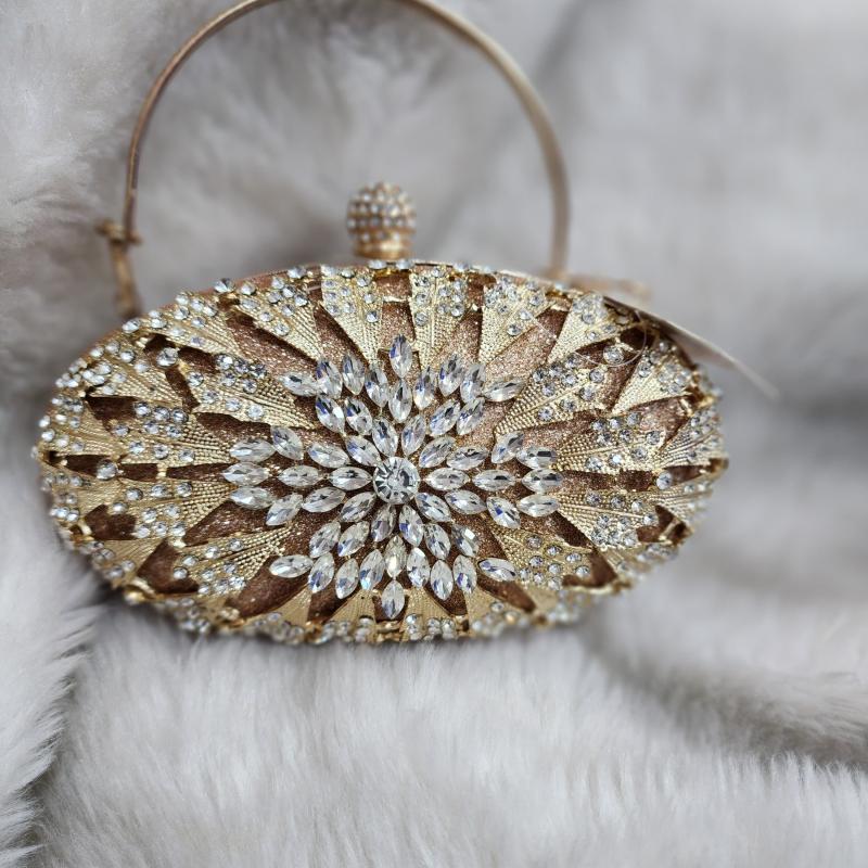 Unique Style Metal Body Party Clutch for Cute Girls