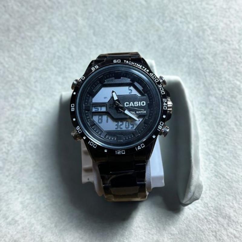 Casio Dual Time Watch – স্টাইলিশ ডিজিটাল অ্যানালগ ঘড়ি