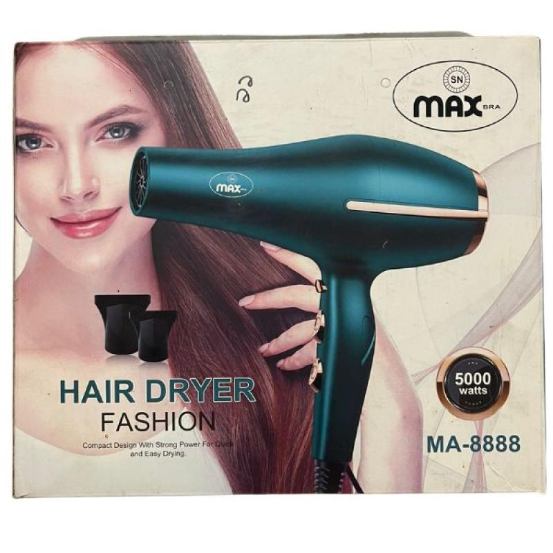 MAX MA-8888 Hair Dryer - প্রফেশনাল সেলুন স্টাইল এখন আপনার ঘরে!