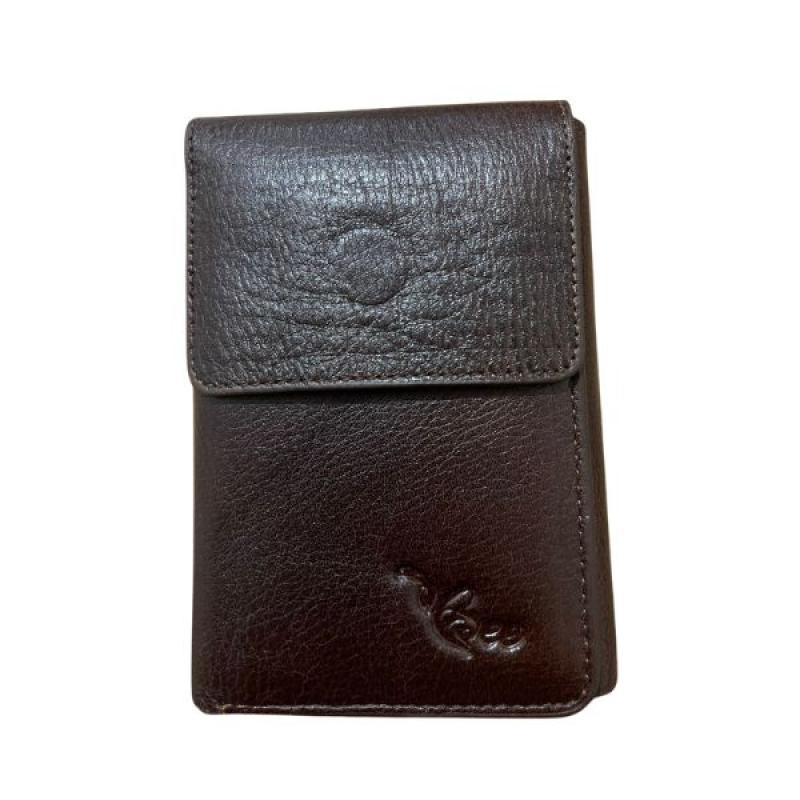 Premium Bee Leather Wallet — ম্যাগনেটিক ক্লোজার ও ক্লাসিক ব্রাউন স্টাইল!