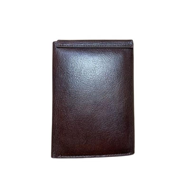 Premium Bee Leather Wallet — ম্যাগনেটিক ক্লোজার ও ক্লাসিক ব্রাউন স্টাইল!