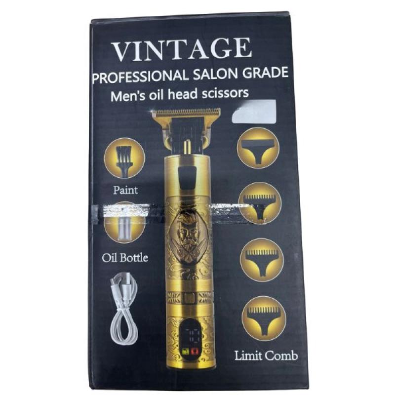 Vintage T9 Electric Shaver Premium LCD Display - স্টাইলিশ শেভিং
